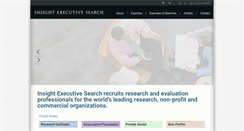 Desktop Screenshot of insightexecutivesearch.com